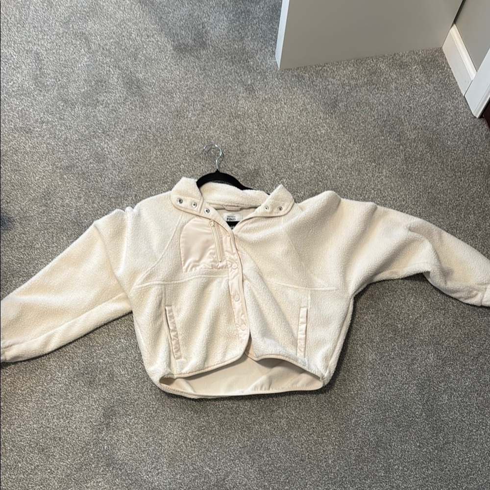 Cream Fleece Jacket
